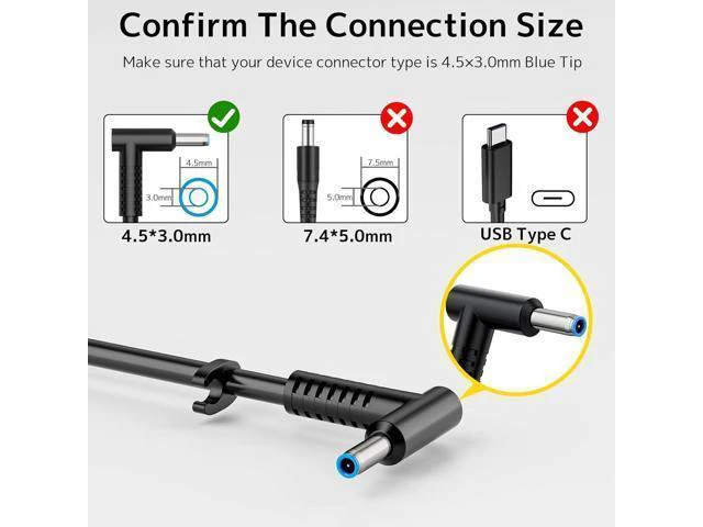 Alt view image 5 of 6 - WRIARICH 230W 200W Laptop Charger M41303-001 M85389-001 Replacement for HP Victus 15 16 Omen 15 16 17 Pavilion Gaming 15 16 17 Envy 15 17 Zbook Fury 16 G9 AC Adapter TPN-LA10 Power Supply