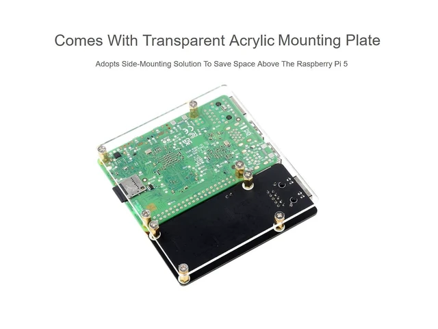 Alt view image 5 of 6 - WRIARICH PCIe to Gigabit ETH Board for Raspberry Pi 5, PCIe Adapter Support Raspberry Pi OS, Support Power Supply via PCIe Cable, Driver-Free, Plug and Play