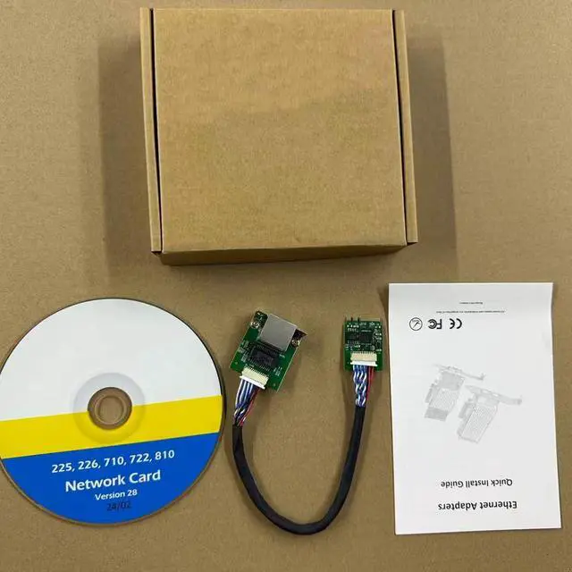 Alt view image 2 of 6 - M.2 A+E Key to 2.5G Ethernet Adapter - NIC with Intel I226V, 100/1000/2500 Mbps RJ45 Stable Connection Cable Length 20cm, Compatible with OpenWRT | Windows | Linux | Server | PC | SBC (M.2 A+E Key)