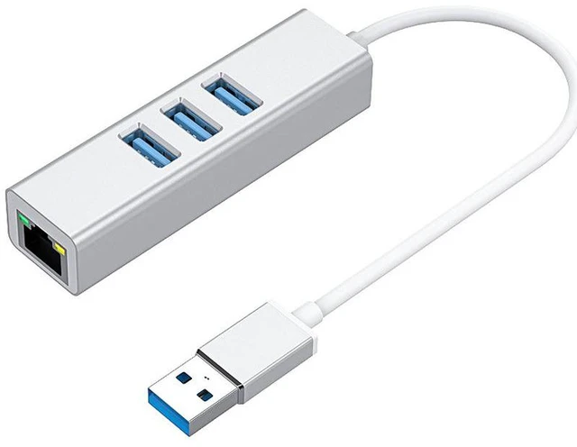 Main image of WRIARICH USB to RJ45 Gigabit Network Card 10M/100M/1000M Network Adapter Drive free Expansion Dock Gigabit Computer External USB Network Card 3.0 HUB Integrator
