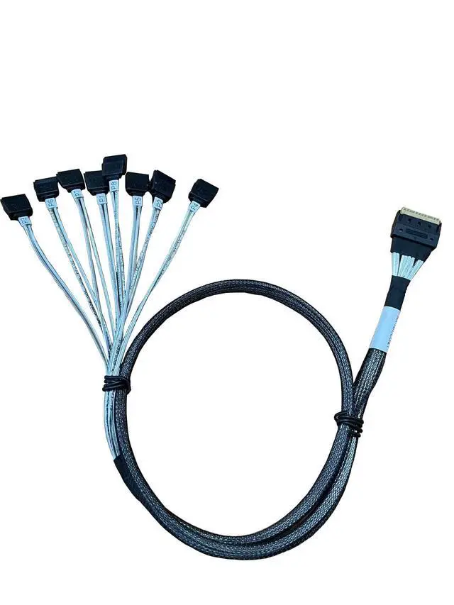 Main image of WRIARICH X8 to 8*,- 74P to 8* 7P, SlimSAS Host/RAID to SATA Target HD, 85CM Cable