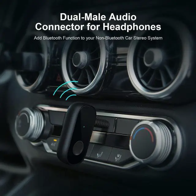 Alt view image 2 of 7 - WRIARICH 2 Pack 3.5mm 1/8 Stereo Jack to 3.5mm Audio Male to Male Adapter Connectors Gold Plated Compatible with for TaoTronics, Mpow BH129 Bluetooth Receiver