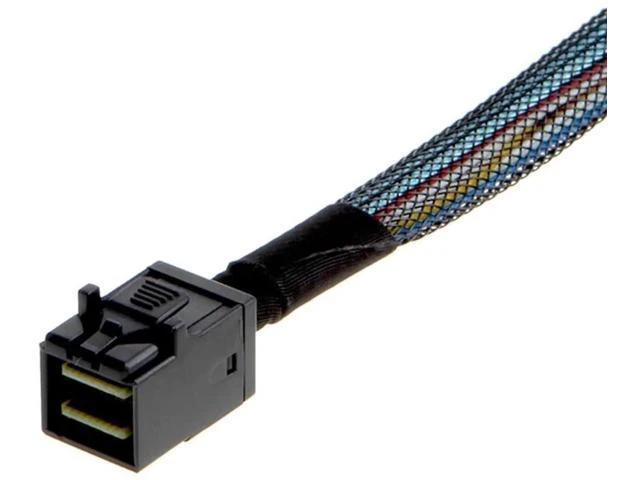 Alt view image 2 of 5 - WRIARICH 2Pack SFF8643 Internal Mini SAS HD to 4×29Pin SFF8482 Breakout Cable with SAS 15Pin Power Port, 12Gbps HighSpeed Server Cable, 1M/3.3FT