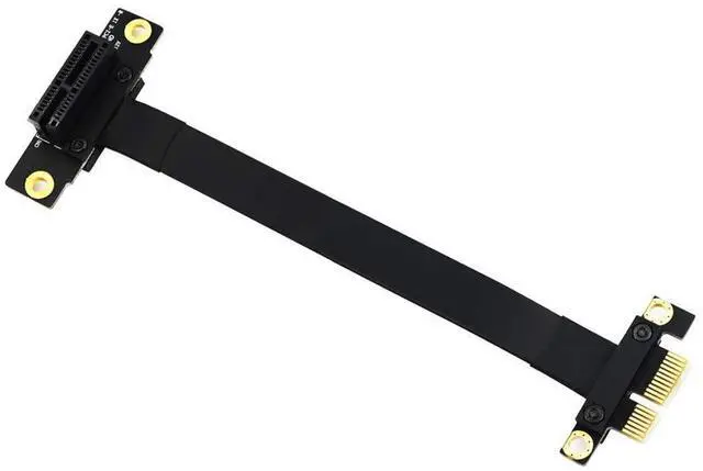 Main image of WRIARICH SUPERPLUS PCI Express Adapter Cable x1 PCIe Adapter Cable PCI-e PCI Express 36PIN 1X Extension Cable pcie Riser Cable (90 Degree20cm Extension Cord)