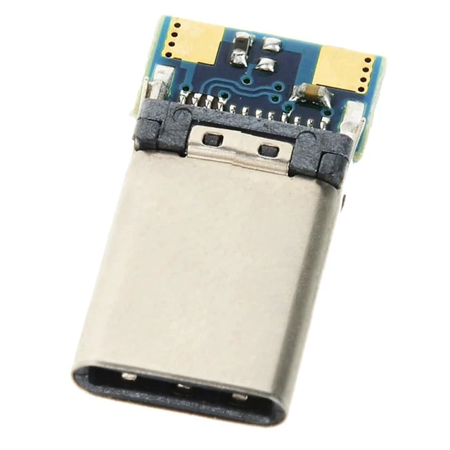 Alt view image 2 of 7 - WRIARICH DIY 24pin USB 3.1 Type C USB-C Male Plug Connector SMT Type with PC Board