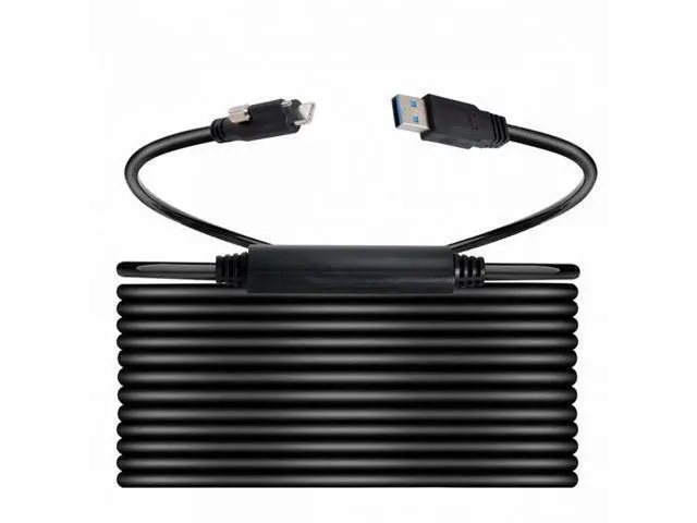 Alt view image 3 of 7 - WRIARICH USB 3.1 Type-C Single Screw Locking to USB3.0 Data Cable Mount Type for Industrial Camera Recorder Laptop PC Disk (8 Meters) UC-045-8.0M F