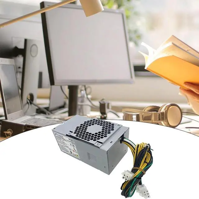 Alt view image 3 of 7 - WRIARICH 500W Desktop Power Supply FSP500-20TGBAA for Small Case Energy Efficient and Quiet 180W/250W/300W/500W/550W/600