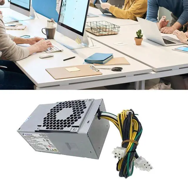 Alt view image 2 of 7 - WRIARICH 500W Desktop Power Supply FSP500-20TGBAA for Small Case Energy Efficient and Quiet 180W/250W/300W/500W/550W/600