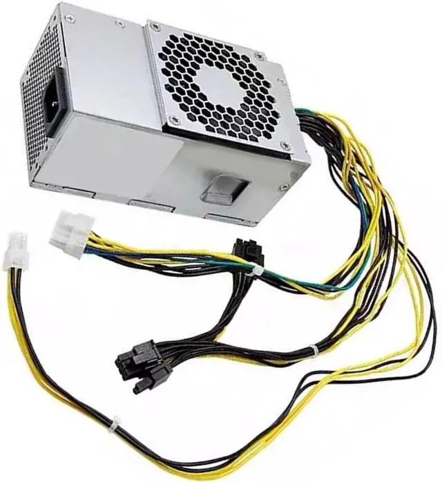 Alt view image 4 of 7 - WRIARICH 500W Desktop Power Supply FSP500-20TGBAA for Small Case Energy Efficient and Quiet 180W/250W/300W/500W/550W/600