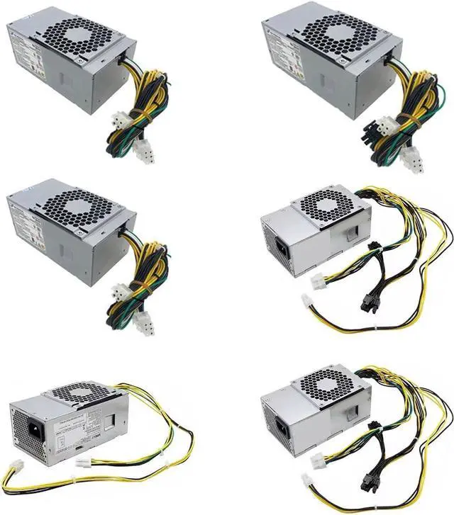 Alt view image 6 of 7 - WRIARICH 500W Desktop Power Supply FSP500-20TGBAA for Small Case Energy Efficient and Quiet 180W/250W/300W/500W/550W/600