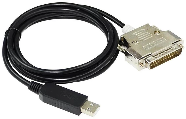 Alt view image 2 of 6 - WRIARICH FT232RL CHIP USB TO D-SUB 25 PIN DB25 MALE ADAPTER RS232 SERIAL COMMUNICATION CABLE FOR HIOKI 3532-50 HiTESTER LCR TO PC
5M Length