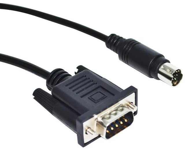 Alt view image 3 of 6 - WRIARICH RS232 DB9 D-SUB 9 PIN TO MINI DIN 6PIN MD6 PLC PROGRAMMING COMMUNICATION CABLE FOR LS LG XGB-XBC XGK XEC PLC TO PC CONTROL KABLE (10M Length)