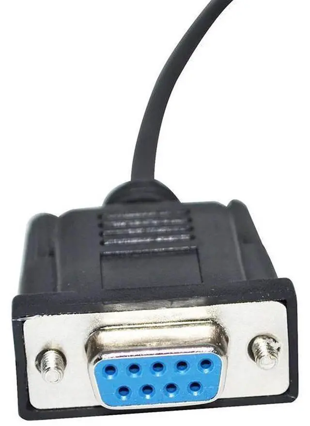 Alt view image 6 of 6 - WRIARICH RS232 DB9 D-SUB 9 PIN TO MINI DIN 6PIN MD6 PLC PROGRAMMING COMMUNICATION CABLE FOR LS LG XGB-XBC XGK XEC PLC TO PC CONTROL KABLE (10M Length)