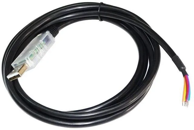 Alt view image 2 of 6 - WRIARICH FTDI FT232RL CHIP USB TO RS422 FULL DUPLEX 9 CORE 9PIN WE WIRE END SERIAL INTERFACE CABLE COMPATIBLE WITH USB-RS422-WE-1800-BT (9 core)
3M Length