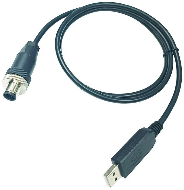 Alt view image 3 of 6 - WRIARICH FTDI FT232RL CHIP USB TO M12 8PIN RS232 CONVERTER SERIAL COMMUNICATION CABLE FOR METTLER TOLEDO ICS SERIES BALANCES TO PC HOST
1.8M Length(1.8M Length)