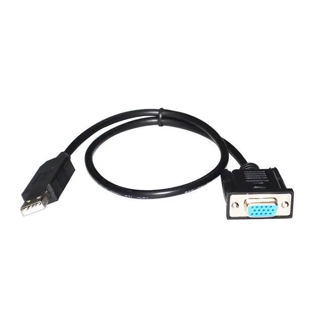Alt view image 2 of 6 - WRIARICH FTDI FT232RL CHIP USB TO VGA 15-PIN FEMALE ADAPTER RS422 SERIAL PROGRAM COMMUNICATION CABLE FOR CTB SERVO DRIVER T4 PORT KABLE
5M Length