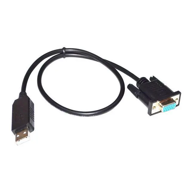 Alt view image 3 of 6 - WRIARICH FTDI FT232RL CHIP USB TO VGA 15-PIN FEMALE ADAPTER RS422 SERIAL PROGRAM COMMUNICATION CABLE FOR CTB SERVO DRIVER T4 PORT KABLE
5M Length