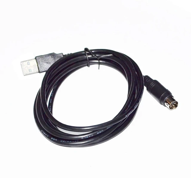 Alt view image 2 of 6 - WRIARICH USB 2.0 TO MINI DIN 6 PIN MD6 MALE PROGRAM UPGRADE CABLE FOR TOYOTA AUTOMOBILE,USB A MINI-DIN 6PIN TOYOTA INSPECTION CABLE 0.8M Length(3.6M Length)
