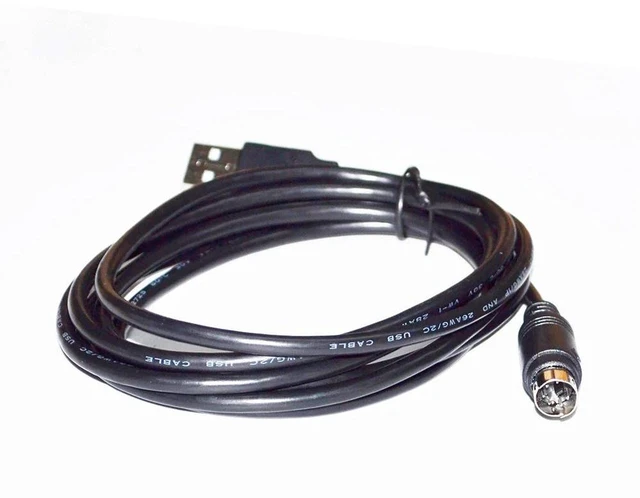 Alt view image 3 of 6 - WRIARICH USB 2.0 TO MINI DIN 6 PIN MD6 MALE PROGRAM UPGRADE CABLE FOR TOYOTA AUTOMOBILE,USB A MINI-DIN 6PIN TOYOTA INSPECTION CABLE 0.8M Length(3.6M Length)