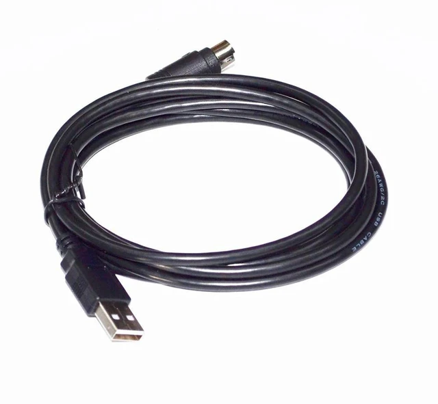Main image of WRIARICH USB 2.0 TO MINI DIN 6 PIN MD6 MALE PROGRAM UPGRADE CABLE FOR TOYOTA AUTOMOBILE,USB A MINI-DIN 6PIN TOYOTA INSPECTION CABLE 0.8M Length(3.6M Length)