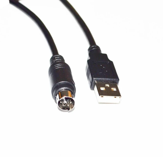 Alt view image 6 of 6 - WRIARICH USB 2.0 TO MINI DIN 6 PIN MD6 MALE PROGRAM UPGRADE CABLE FOR TOYOTA AUTOMOBILE,USB A MINI-DIN 6PIN TOYOTA INSPECTION CABLE 0.8M Length(3.6M Length)