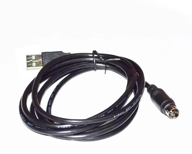 Alt view image 4 of 6 - WRIARICH USB 2.0 TO MINI DIN 6 PIN MD6 MALE PROGRAM UPGRADE CABLE FOR TOYOTA AUTOMOBILE,USB A MINI-DIN 6PIN TOYOTA INSPECTION CABLE 0.8M Length(3.6M Length)