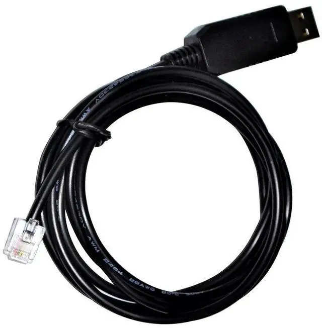 Alt view image 2 of 6 - WRIARICH FTDI FT232RL CHIP USB TO RJ11 RJ12 ADAPTER RS232/RS485 CONVERTER SERIAL COMMUNICATION CABLE FOR NORD DRIVE / FREQUENCY INVERTER (RS485 Signal)
5M Length