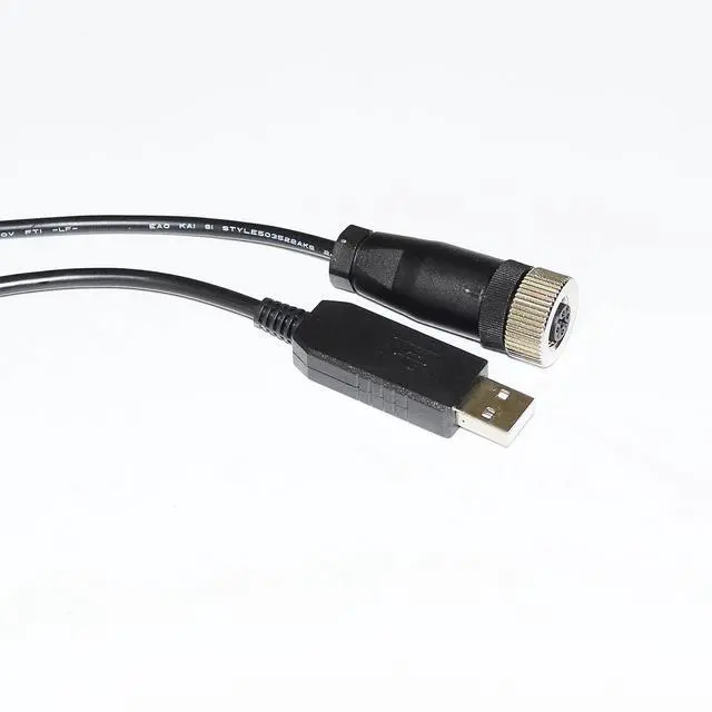 Alt view image 4 of 6 - WRIARICH FTDI CHIP USB TO M12 5P FEMALE RS232 CONVERTER SERIAL COMMUNICATION CABLE FOR SMC ITV1000 ITV2000 ITV3000 SERIES E/P REGULATOR
5M Length