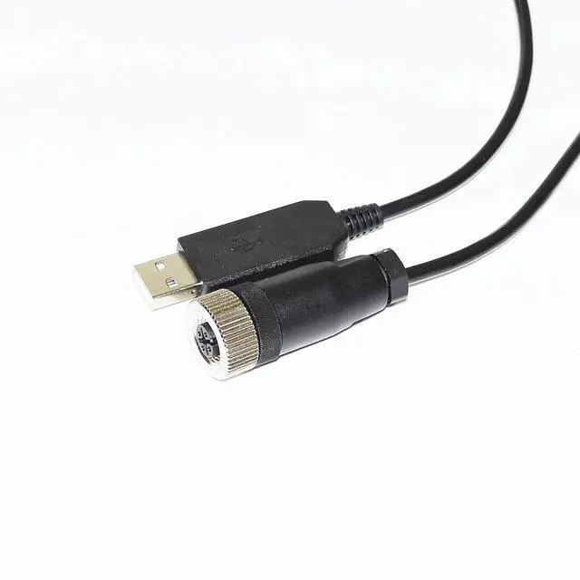 Alt view image 6 of 6 - WRIARICH FTDI CHIP USB TO M12 5P FEMALE RS232 CONVERTER SERIAL COMMUNICATION CABLE FOR SMC ITV1000 ITV2000 ITV3000 SERIES E/P REGULATOR
5M Length