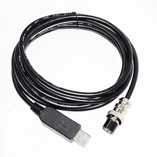 Alt view image 3 of 6 - WRIARICH ORIGIN FTDI FT232RL CHIP USB TO 8PIN FEMALE ADAPTER RS232 SERIAL COMMUNICATION CABLE FOR WHITE BIRD W31-W31S SCALE TO PC
5M Length