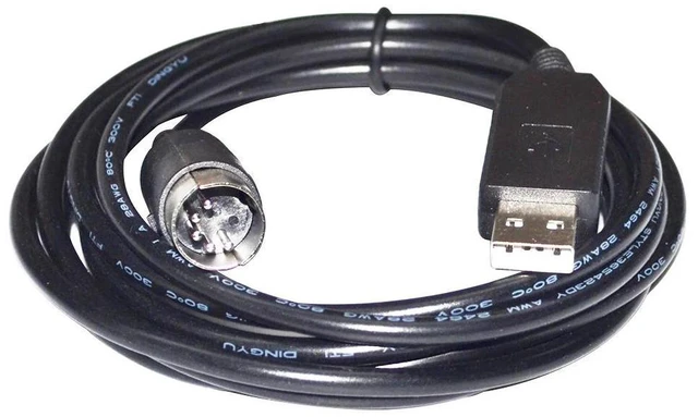 Main image of WRIARICH FTDI FT232RL CHIP USB TO DIN 5-PIN MALE RS232 SERIAL PROGRAMMING COMMUNICATION CABLE FOR JOFEMAR BLUETECH COFFEEMAR G23 TO PC
5M Length