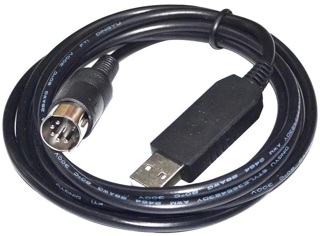 Alt view image 3 of 6 - WRIARICH FTDI FT232RL CHIP USB TO DIN 5-PIN MALE RS232 SERIAL PROGRAMMING COMMUNICATION CABLE FOR JOFEMAR BLUETECH COFFEEMAR G23 TO PC
5M Length