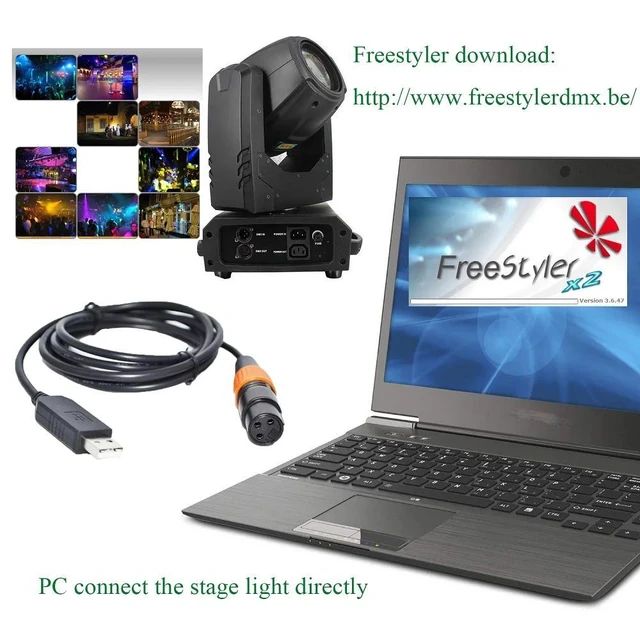 Alt view image 4 of 6 - WRIARICH FTDI RS485 DMX512 TO USB XLR 3PIN 3P DMX FEMALE DMXKING DMXCONTROL FREESTYLER DMX400 CABLE QLC+ STAGE LIGHTNING CONTROLLER KABLE (Color A)
7M Length(8M Length)