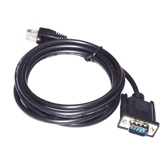 Alt view image 3 of 5 - WRIARICH D-SUB 9-PIN DB9 MALE TO RJ45 PLUG ADAPTER RS422 COMMUNICATION CABLE FOR AVMATRIX VS0605U CONTROLLER TO DATAVIDEO PTC CAMERA 5M Length