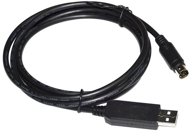 Main image of WRIARICH FTDI FT232RL CHIP USB TO MINI DIN 8P MD8 ADAPTER RS232 VISCA CONTROLLER CABLE FOR DATAVIDEO PTC CAMERA RS-232C VISCA PORT PC
0.3M Length(10M Length)