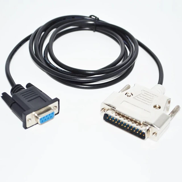 Main image of WRIARICH RS232 DB9 9PIN FEMALE TO DB25 D-SUB25PIN MALE ADAPTER NULL MODEM CABLE FOR VOOR SHARP X68000 X68K COMMUNICATED WITH PC 12M Length(12M Length)