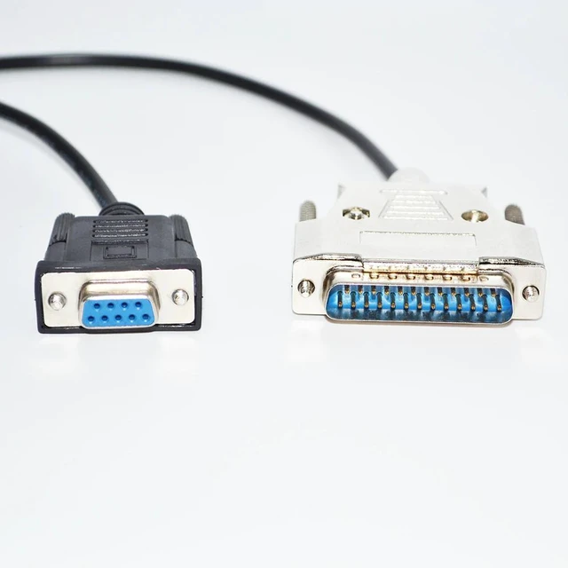Alt view image 3 of 6 - WRIARICH RS232 DB9 9PIN FEMALE TO DB25 D-SUB25PIN MALE ADAPTER NULL MODEM CABLE FOR VOOR SHARP X68000 X68K COMMUNICATED WITH PC 12M Length(12M Length)