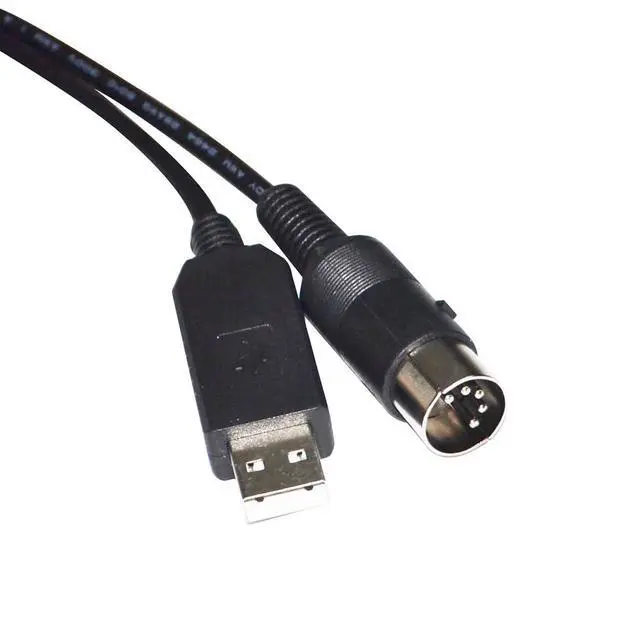 Alt view image 4 of 6 - WRIARICH FTDI FT232RL USB TO DIN 5PIN MALE ADAPTER RS232 SERIAL COMMUNICATION CABLE FOR HUAZHI HZF/PTF/DTF/HZT/PTT/DTT SERIES SCALE TO PC
5M Length