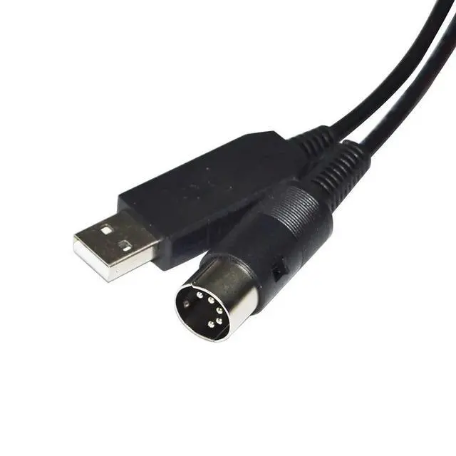Alt view image 5 of 6 - WRIARICH FTDI FT232RL USB TO DIN 5PIN MALE ADAPTER RS232 SERIAL COMMUNICATION CABLE FOR HUAZHI HZF/PTF/DTF/HZT/PTT/DTT SERIES SCALE TO PC
5M Length