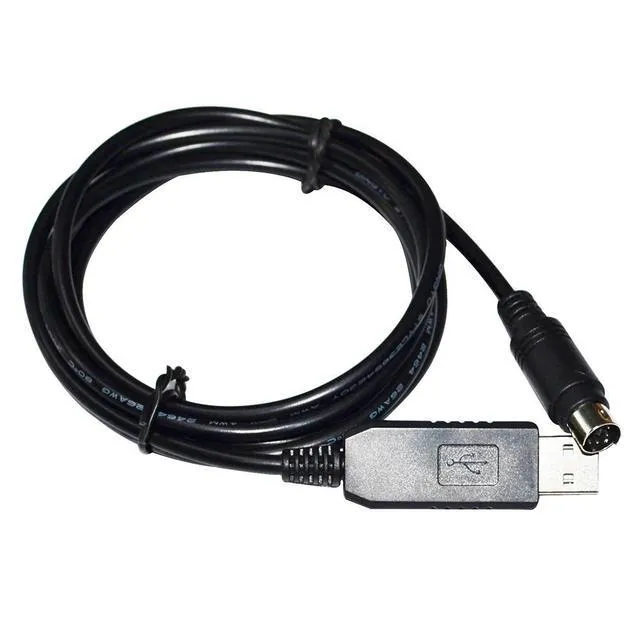 Alt view image 2 of 6 - WRIARICH INDUSTRIAL FTDI FT232RL CHIP RS232 USB TO MINI DIN 6P MD6 ADAPTER PLC PROGRAMMING CABLE FOR LS LG K10S1 PLC COMMUNICATION KABLE
305M Length(8M Length)
