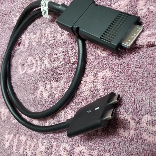 Main image of WRIARICH TB18 Dual USB Type-C Connector Cable 05WKM3 for Thunderbolt 3 TB18DC Docking Station