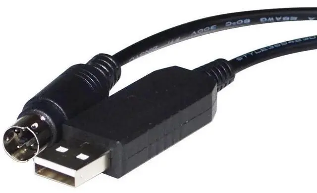 Alt view image 4 of 6 - WRIARICH FTDI FT232RL USB TO MINI DIN 5 PIN MD5 MALE CONVERTER SERIAL COMMUNICATION CABLE FOR PANASONIC GT SERIES TOUCHSCREEN TOOL PORT
(1.8M Length)