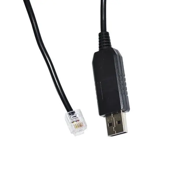 Alt view image 5 of 6 - WRIARICH FTDI FT232RL CHIP USB TO RJ11 RJ12 RS485 CONVERTER SERIAL COMMUNICATION CABLE FOR GUANG HE GUI NENG SOLAR MPPT CONTROLLER TO PC
5M Length