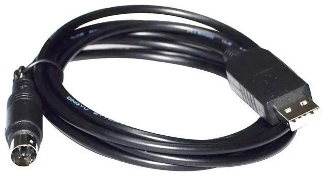 Alt view image 3 of 6 - WRIARICH FTDI FT232RL USB TO MINI DIN 4 PIN MD4 ADAPTER RS232 SERIAL COMMUNICATION CABLE FOR ESTUN EP PLC TO PC EP2S-232P0-9F-150 KABLE (USB-M LengthINI DIN)
5M Length