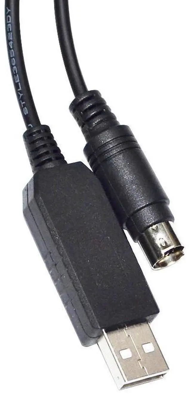 Alt view image 5 of 6 - WRIARICH FTDI FT232RL USB TO MINI DIN 4 PIN MD4 ADAPTER RS232 SERIAL COMMUNICATION CABLE FOR ESTUN EP PLC TO PC EP2S-232P0-9F-150 KABLE (USB-M LengthINI DIN)
5M Length