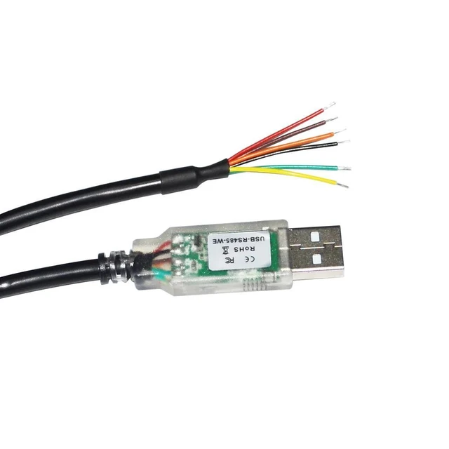 Alt view image 4 of 6 - WRIARICH FTDI FT232RQ CHIP USB TO 6PIN 6 CORE WIRE END OPEN RS485 CONVERTER SERIAL COMMUNICATION CABLE COMPATIBLE USB-RS485-WE-1800-BT (1.8M Length)