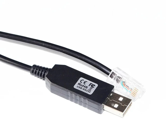 Alt view image 5 of 6 - WRIARICH FTDI FT232RL CHIP USB TO RJ12 PLUG RS232 SERIAL CONTROL CABLE FOR OPTEC FOCUSLYNX DUAL-FOCUS CONTROLLER TO PC I/O #17695 KABLE (RJ12 TO USB)
0.8M Length(1.8M Length)