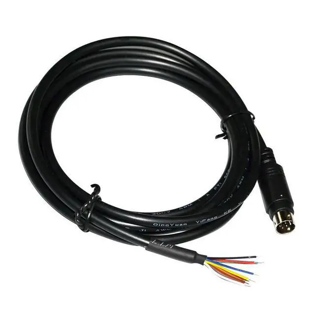 Alt view image 2 of 5 - WRIARICH BREAKOUT CABLE YAESU CT-62 CAT CABLE MD8 8 PIN MINI DIN MALE SERIAL ADAPTER FOR YAESU BAND DATA CAT LINEAR TUNER FT-897 FT-817 7M Length(8M Length)