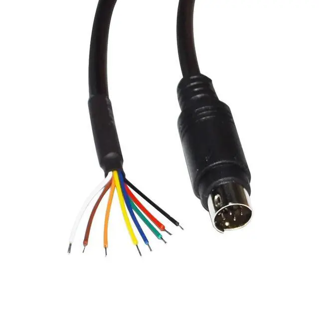 Alt view image 4 of 5 - WRIARICH BREAKOUT CABLE YAESU CT-62 CAT CABLE MD8 8 PIN MINI DIN MALE SERIAL ADAPTER FOR YAESU BAND DATA CAT LINEAR TUNER FT-897 FT-817 7M Length(8M Length)