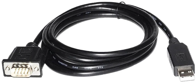 Alt view image 2 of 6 - WRIARICH ORIGIN FT232RL CHIP USB TO D-SUB 9-PIN DB9 MALE ADAPTER RS-232 CONVERTER SERIAL COMMUNICATION CABLE FOR FATEK FBS PLC LINK TO PC
5M Length